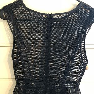 AKIRA Tops - Mesh, Peplum Top - Black, L AKIRA Tops - Mesh, Peplum Top - Black, L